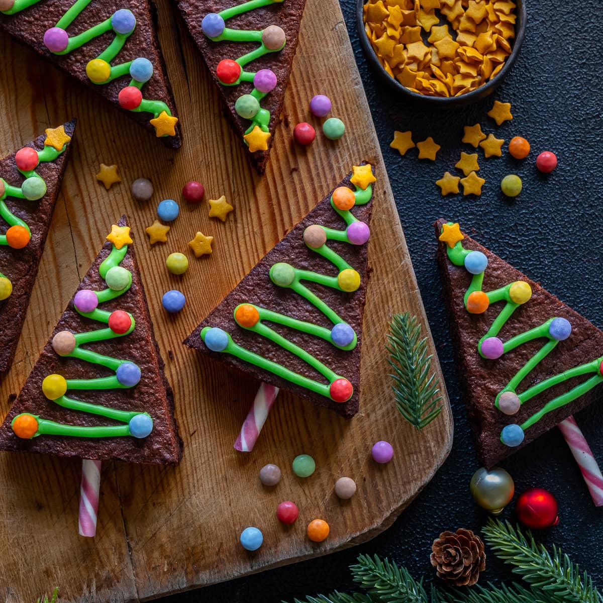 Easy Christmas Tree Brownies: Fun Festive Holiday Treat