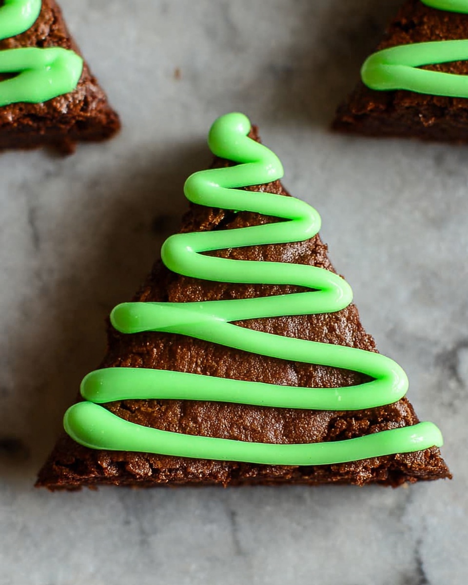 Homemade or Box Mix: Delicious Fudgy Christmas Tree Brownies