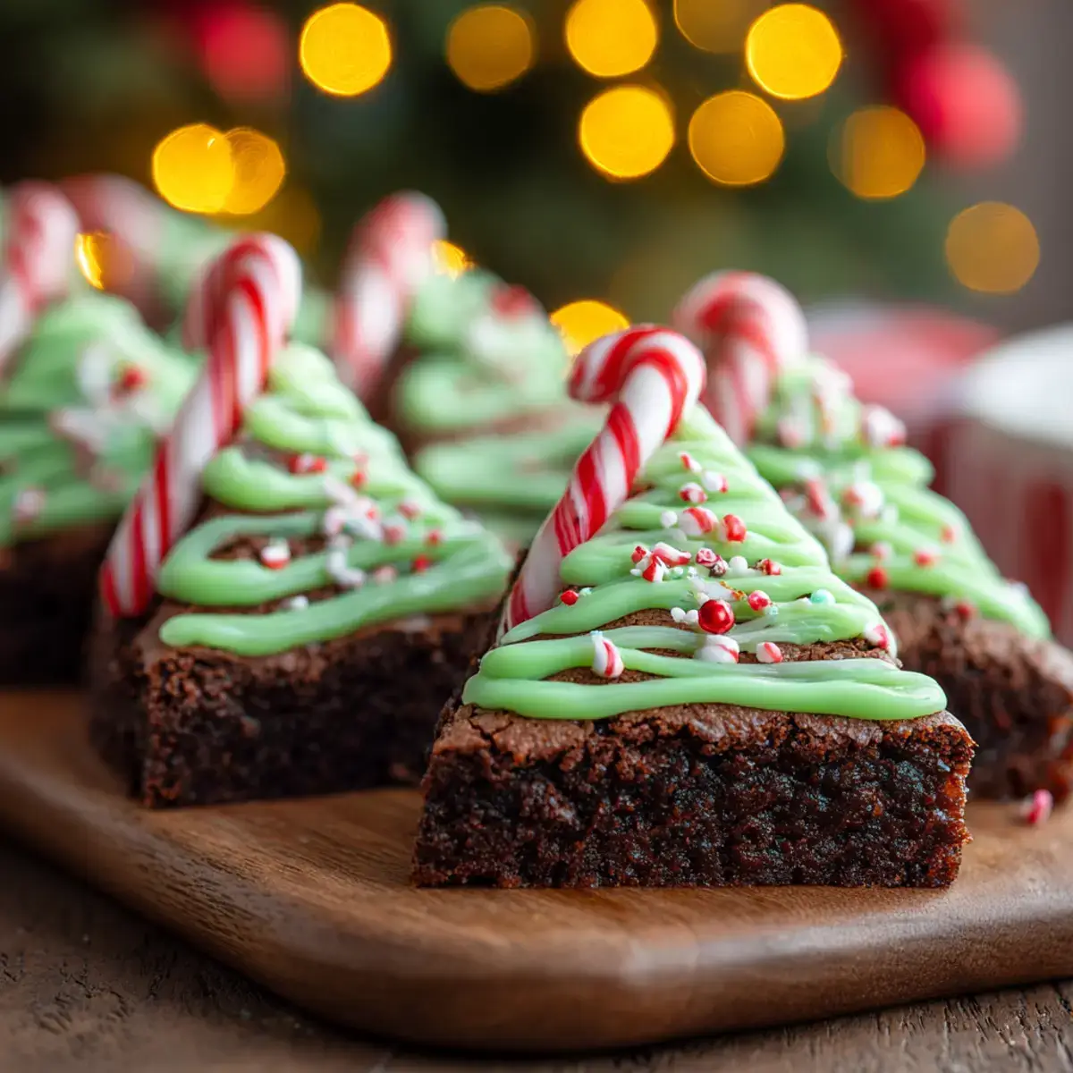 Quick Decorating: Christmas Tree Brownies Kids & Adults Adore
